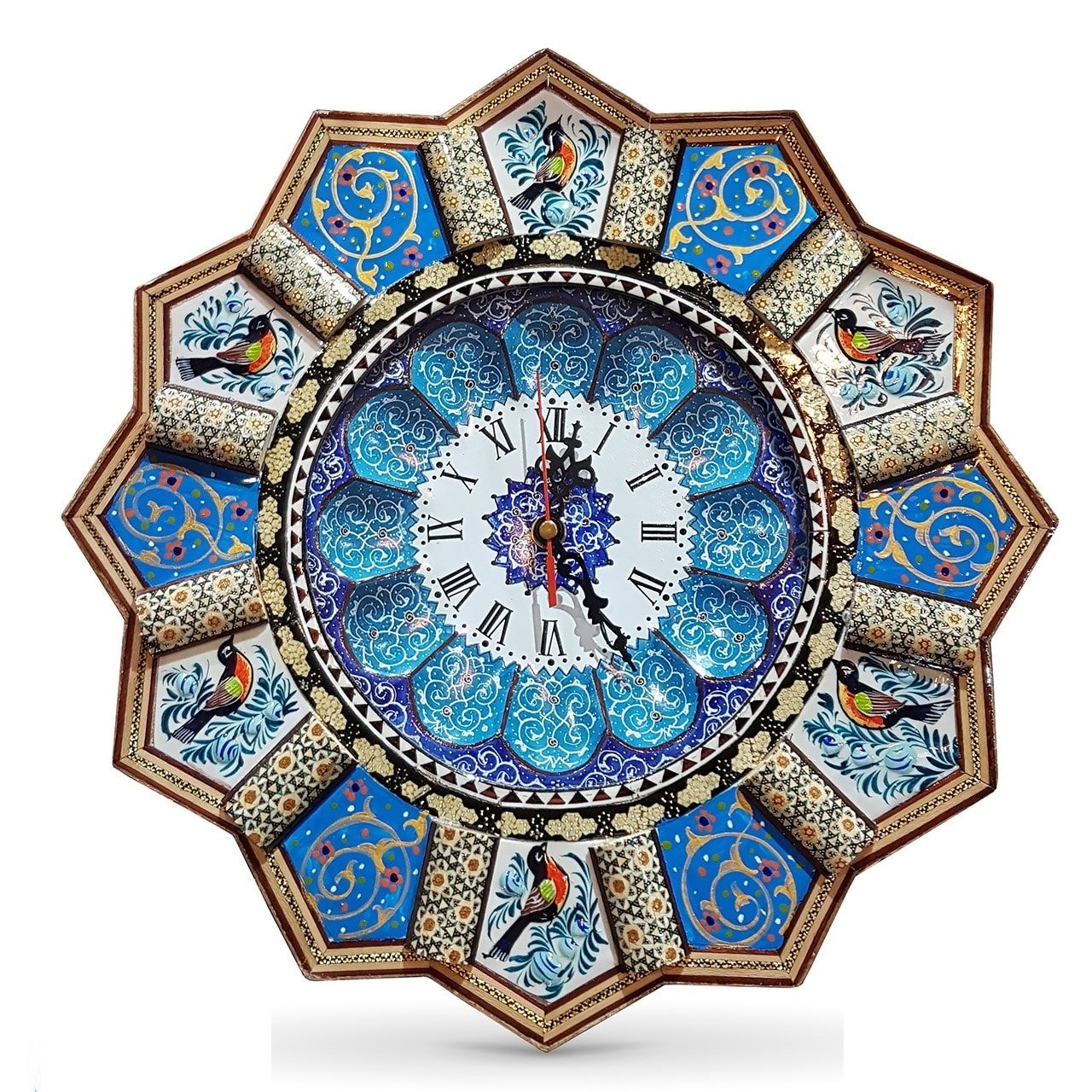 wall-clock-25cm-flower_42cm