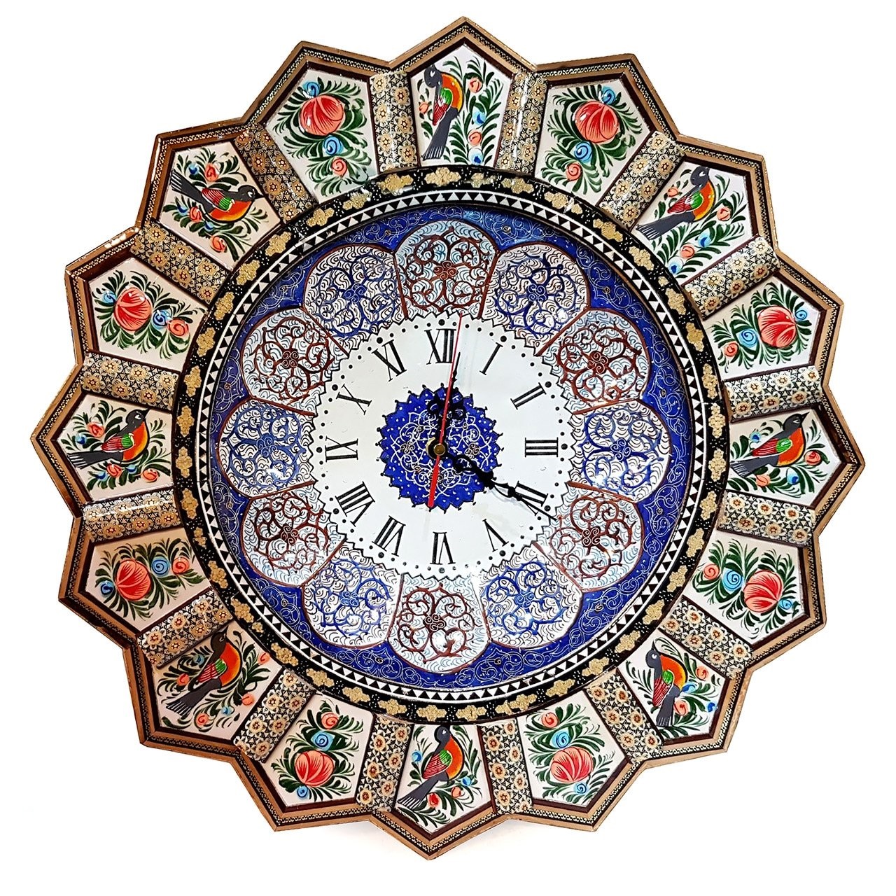 wall-clock-30cm-flower_48cm